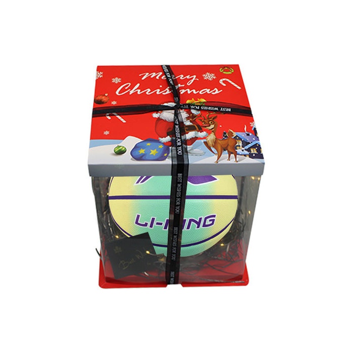 

LINING Резиновый баскетбольный мяч yellow green размер 7 тренировочный unisex