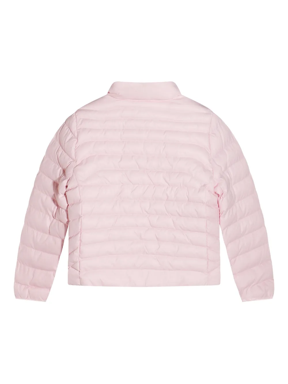 Стеганый пуховик на молнии POLO RALPH LAUREN KIDS, розовый — фото 2