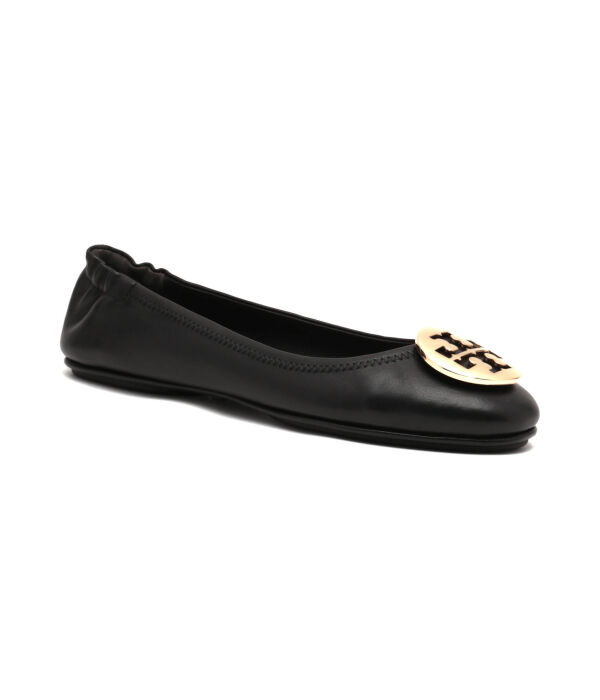 Балетки женские Tory Burch кожаные, черный