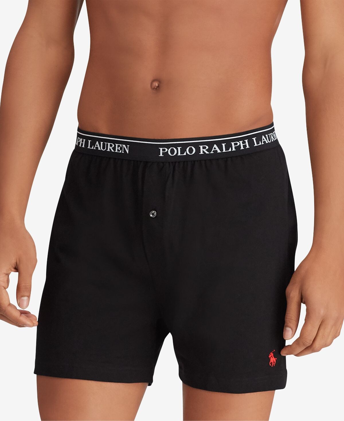 Мужской комплект из 3 штук. Хлопковые боксеры классической вязки Polo Ralph Lauren — фото 4