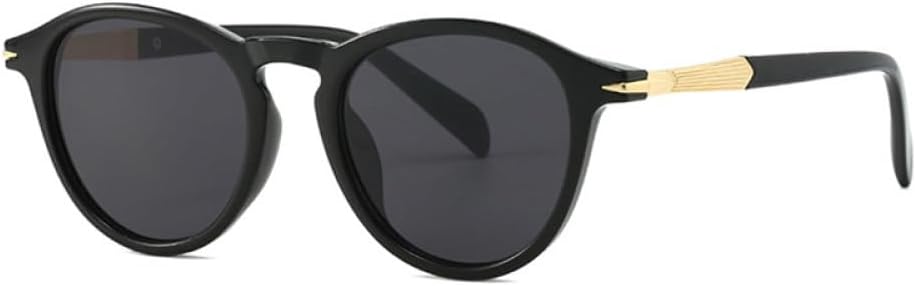 

2026 Модные круглые солнцезащитные очки для женщин с градиентным покрытием, защита от УФ-излучения UV400, винтажные солнцезащитные очки для мужчин в стиле панк MTZJH, One Color