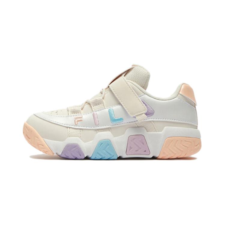 

FILA KIDS Низкие детские баскетбольные кроссовки розового и белого цвета для детей от 3 до 7 лет