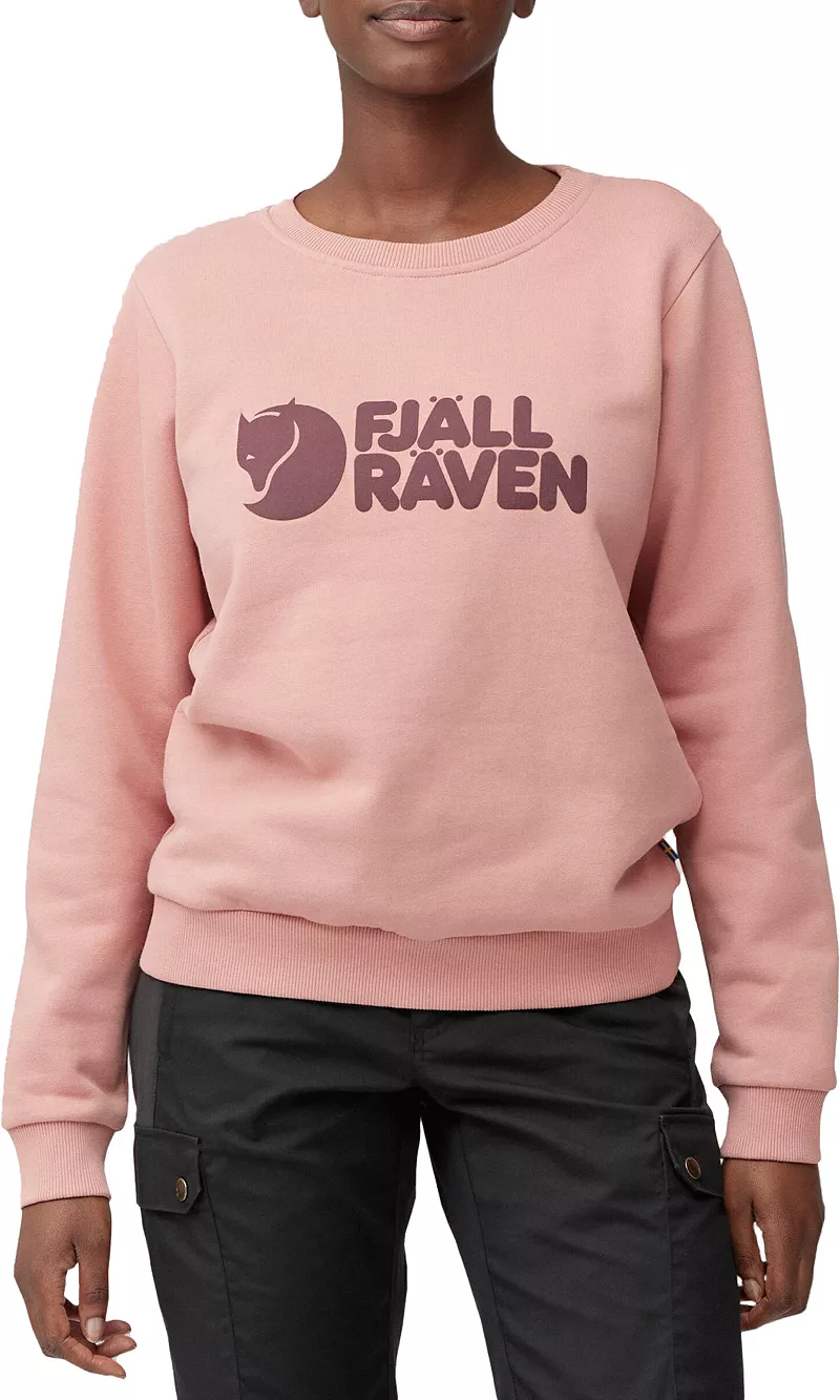 

Женский свитер с логотипом Fjallraven, цвет Dusty Rose/Port