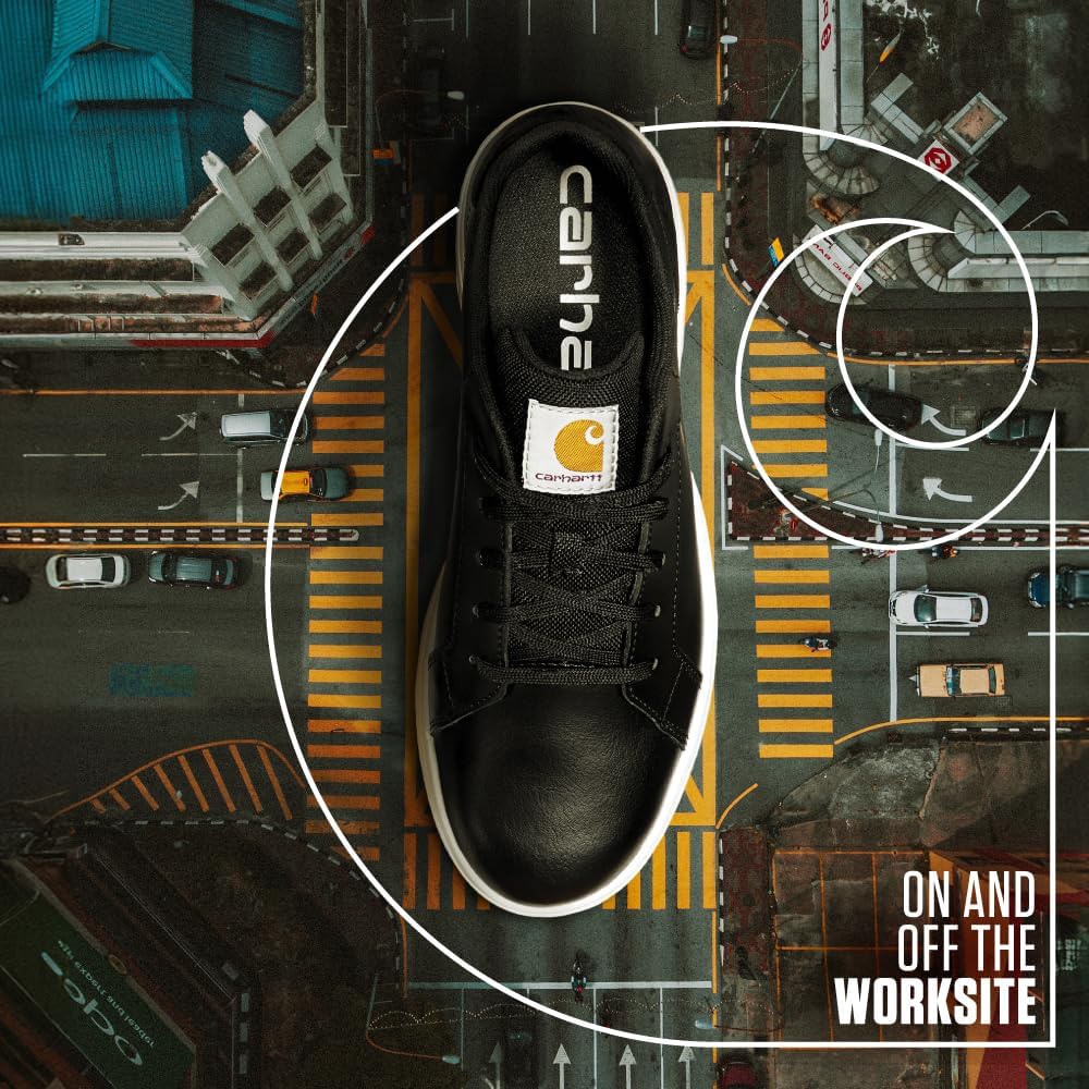 Carhartt мужские кеды Detroit Nano Toe из кожи, Brown — фото 2