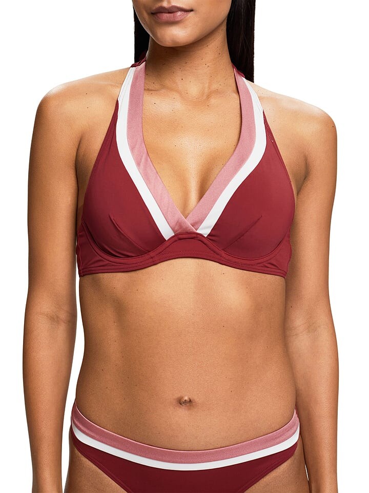 

Верх бикини ESPRIT Oberteil, цвет rot/rosa