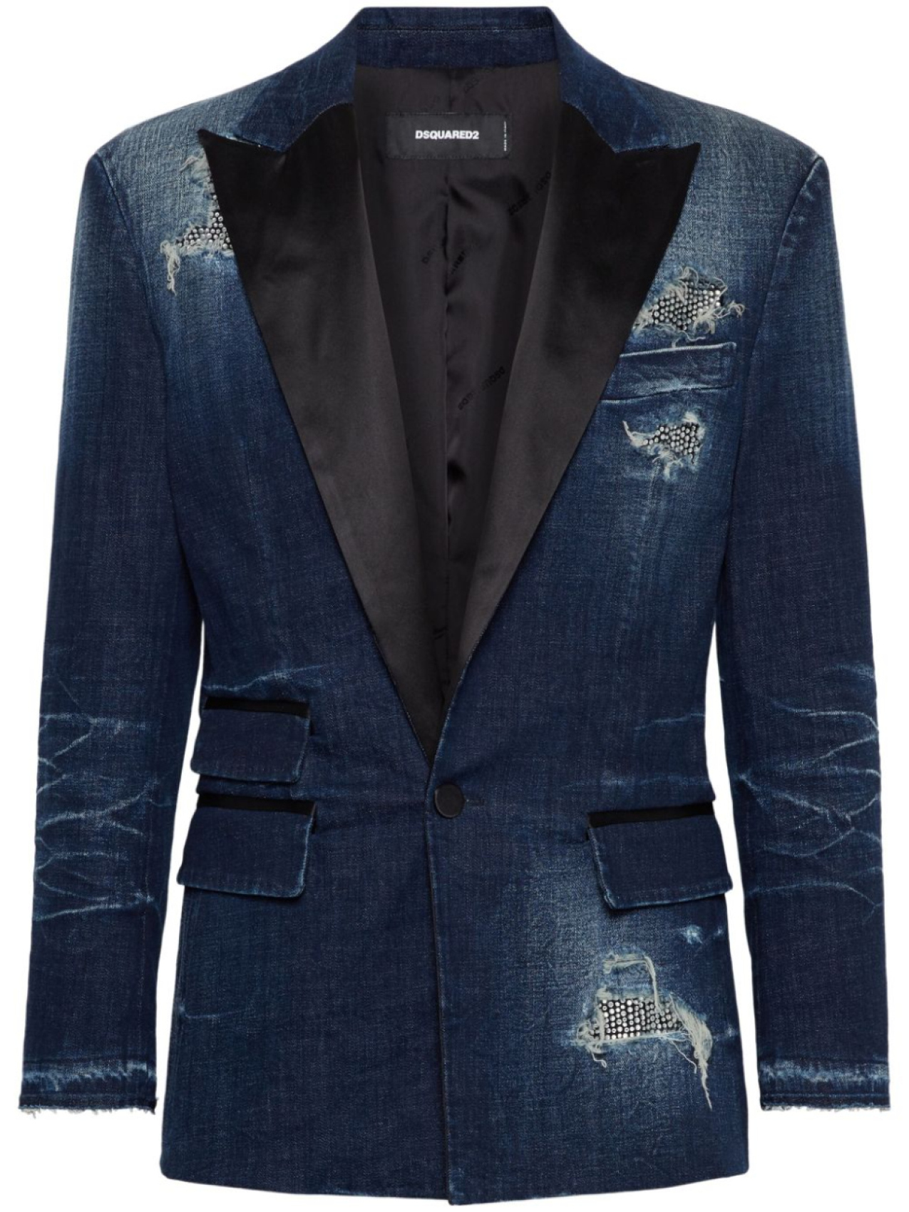 

DSQUARED2 джинсовый пиджак, синий