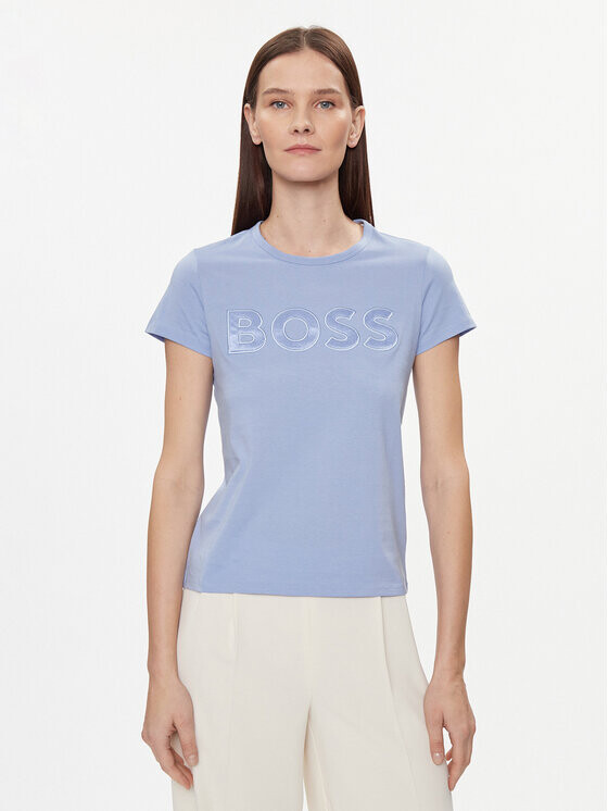 

Футболка стандартного кроя Boss, синий