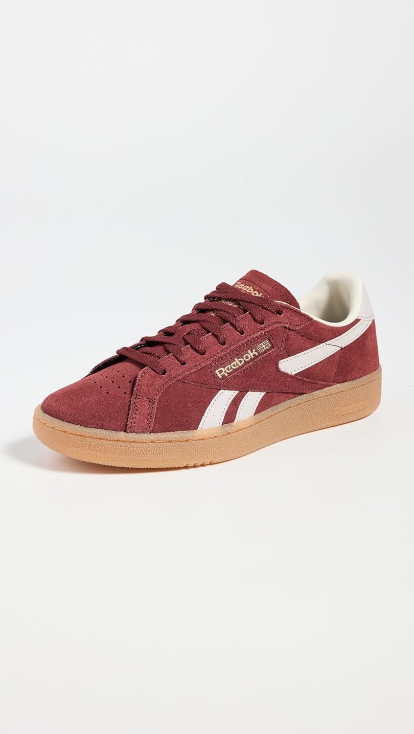 Кроссовки Reebok Unisex Adult Club C Grounds, бордовый — фото 2