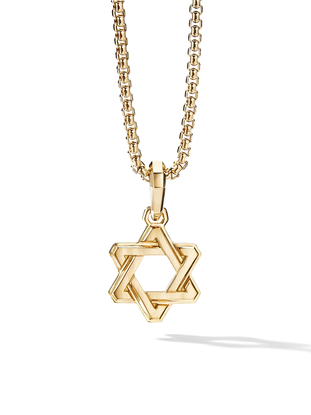 

Подвеска Deco Star of David из желтого золота (24 мм) David Yurman, золотой