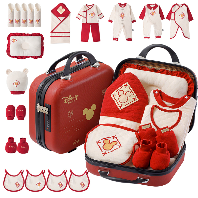 

Disney Подарочный набор для малыша из 22 предметов China Red для младенцев и детей ясельного возраста