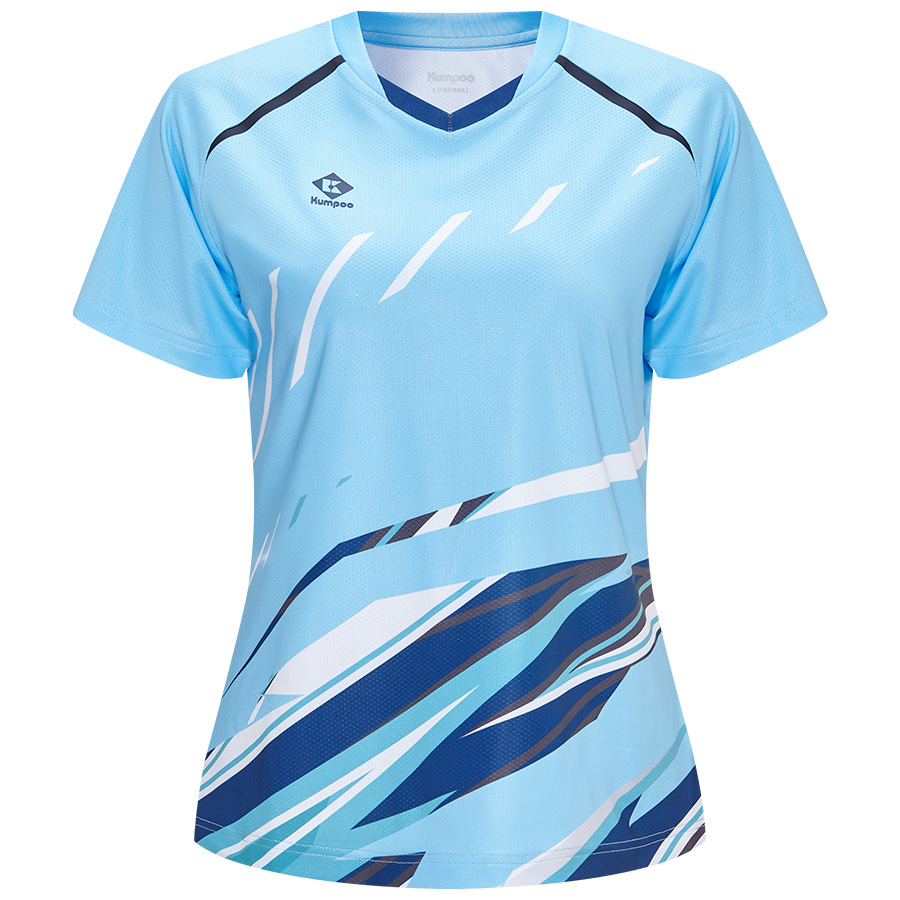 

Женская синяя одежда для бадминтона KUMPOO