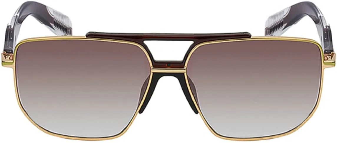 

Ретро-солнцезащитные очки для женщин и мужчин, модные классические солнцезащитные очки в металлической оправе, винтажные очки-пилоты CY-98375 Melrose, Brown