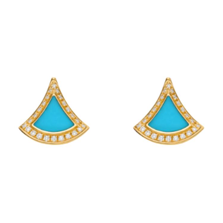 Серьги из 18-каратного золота для женщин BVLGARI — фото 4