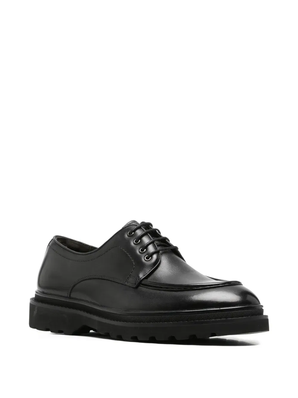 Ботинки Apron-Toe на толстой подошве со шнуровкой Alberto Gozzi, черный — фото 2
