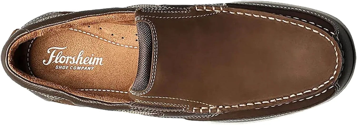 Мокасины Florsheim Lakeside Moc Toe Slip On для мужчин, коричневый — фото 4