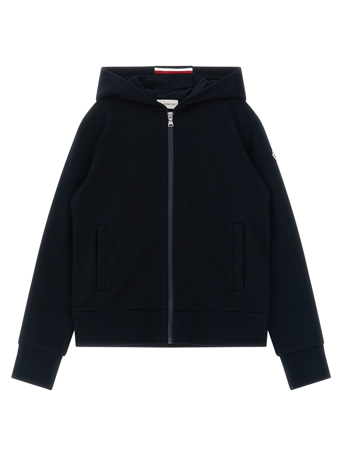 

Толстовка с нашивкой-логотипом Moncler Enfant, синий