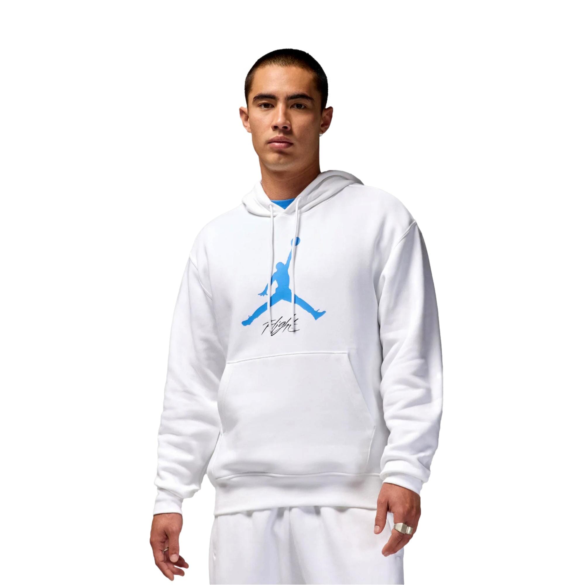 

Толстовка с капюшоном Nike Jordan Essentials Fleece White/Legend Blue FD7545-100 для мужчин