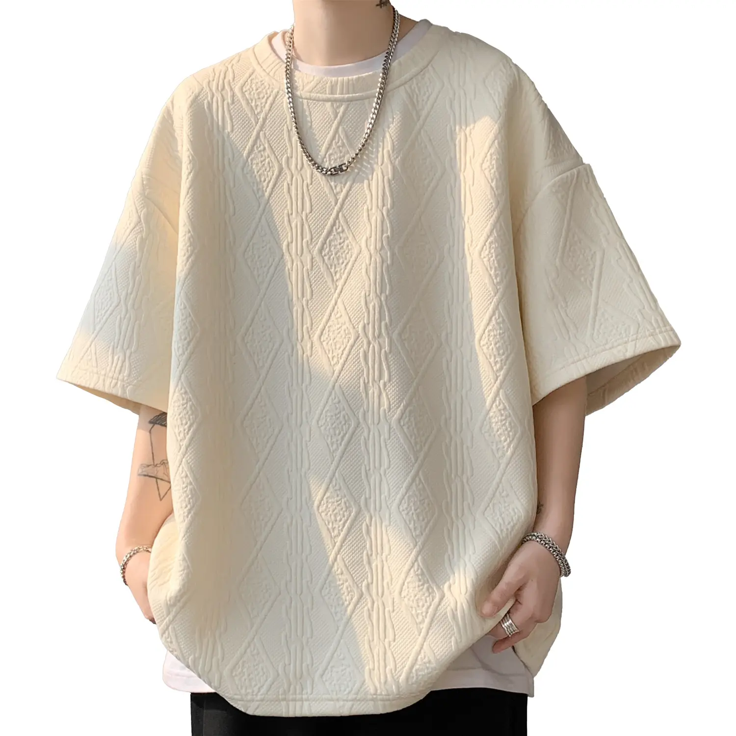 

Футболка унисекс JUNGLE PANDA, White Long-Sleeved