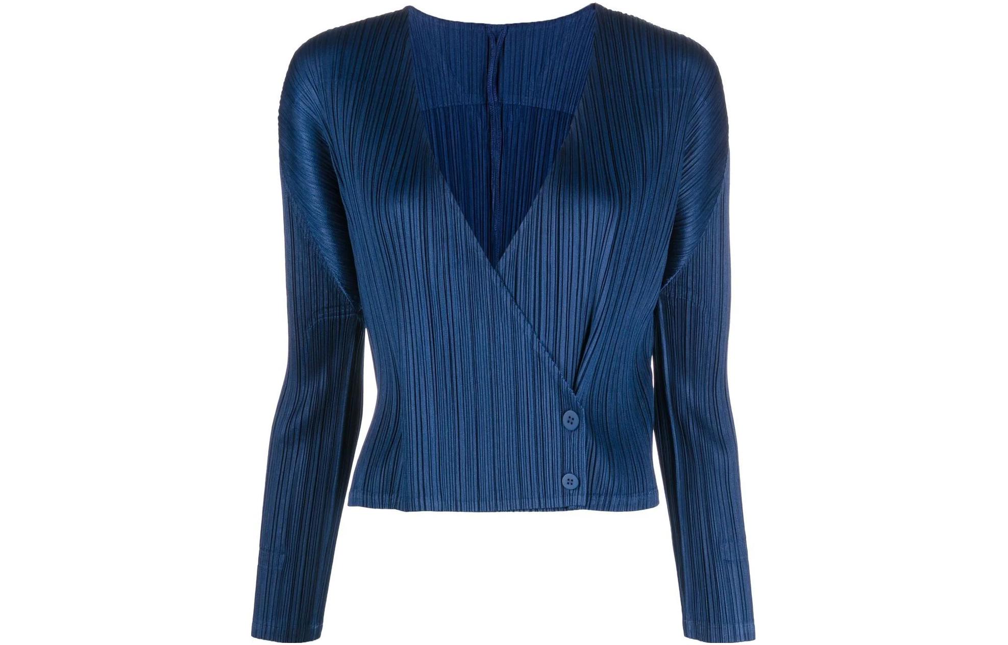 

PLEATS PLEASE ISSEY MIYAKE Куртка женская синяя, Blue