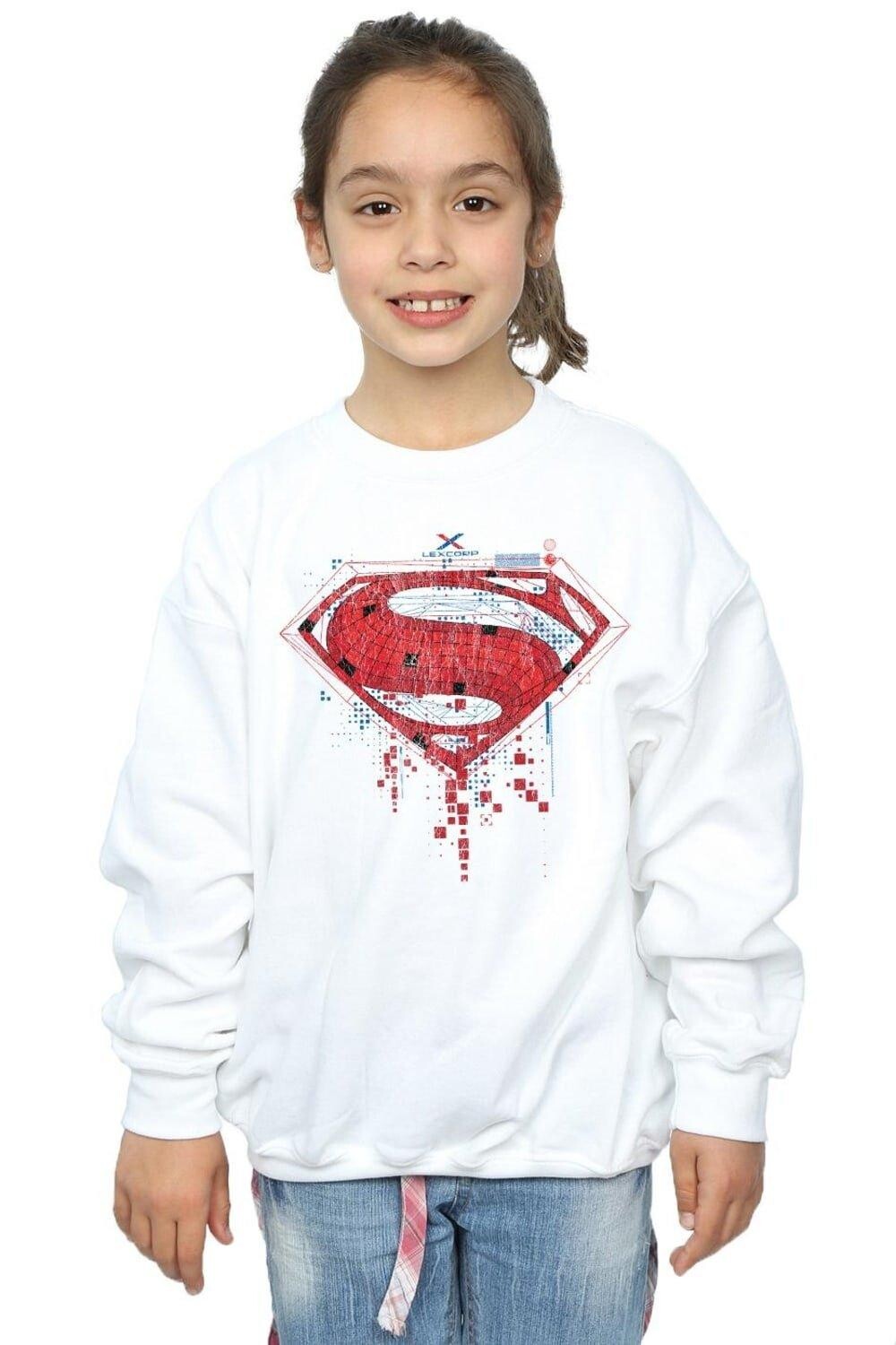 

Толстовка с логотипом Superman Geo DC Comics, белый