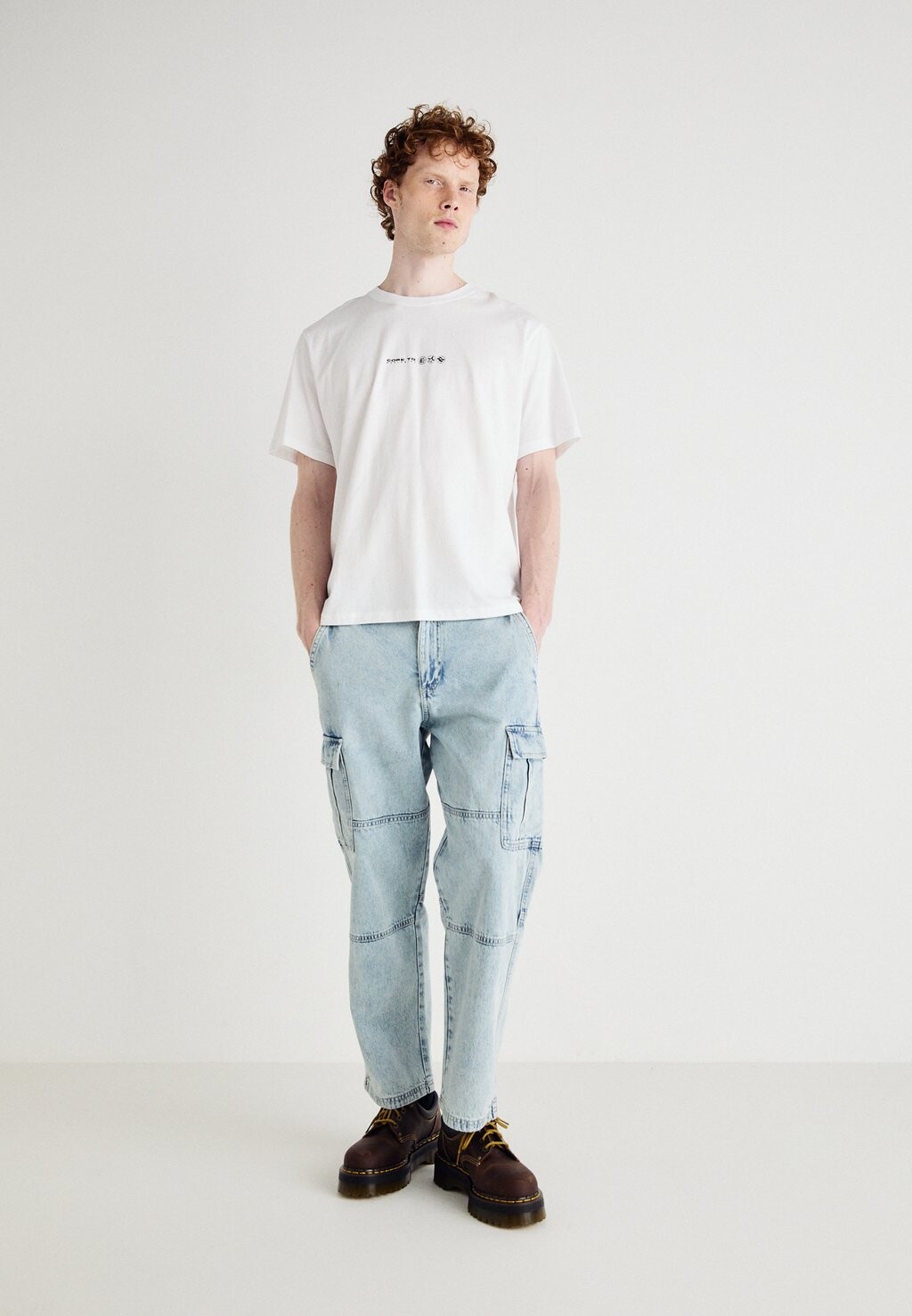 

Джинсы свободного кроя Jack & Jones, синий деним