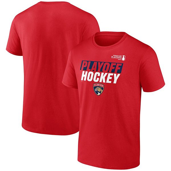 

Мужская футболка florida panthers 2025 stanley cup playoffs breakout красная Fanatics