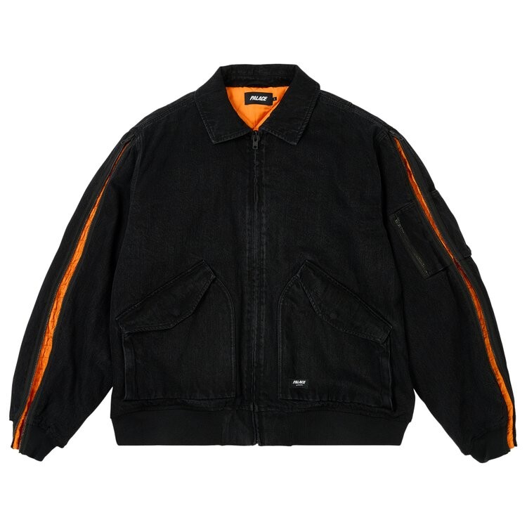 

Куртка Palace Zipped MA-1 Bomber Jacket, черный
