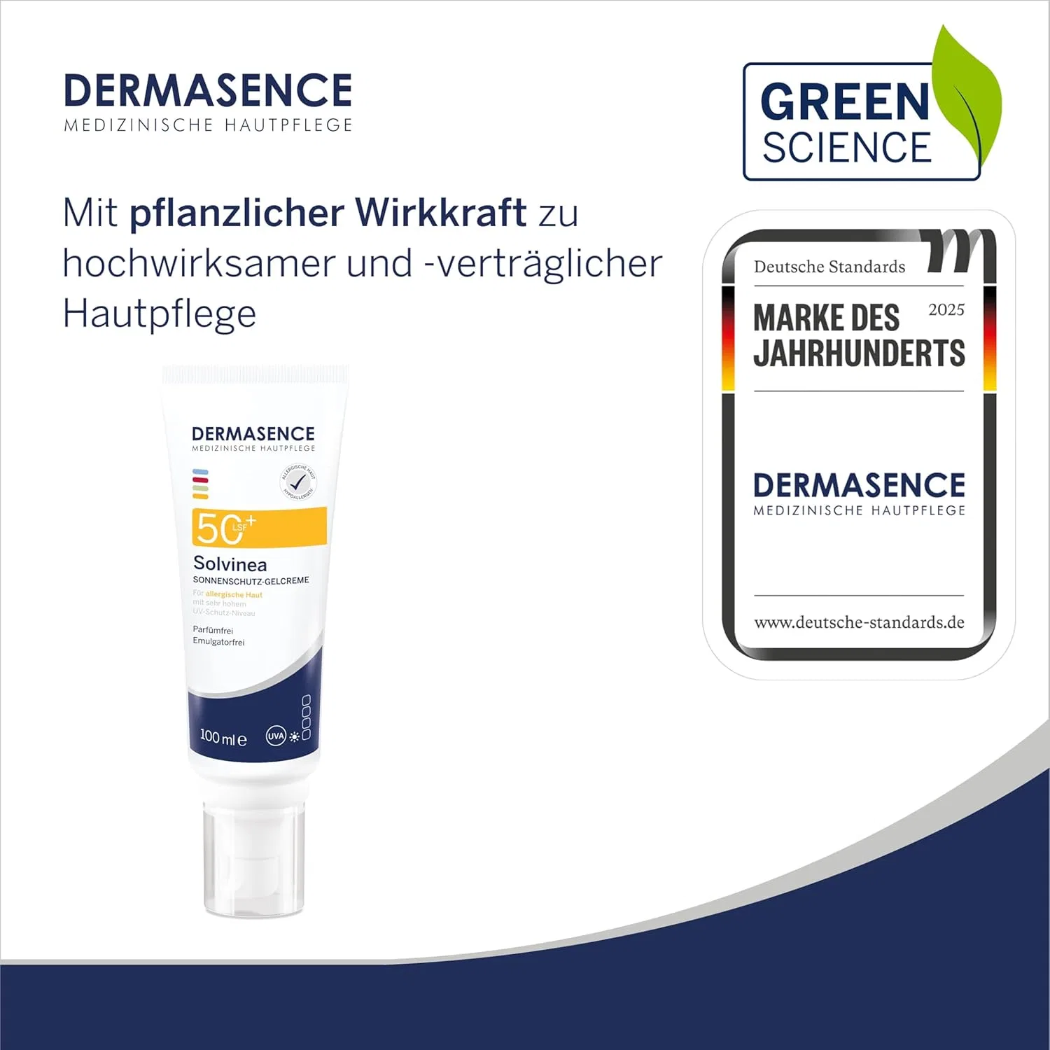 Солнцезащитный гель-крем для лица и тела SPF 50+ от DERMASENCE Dermasence — фото 2