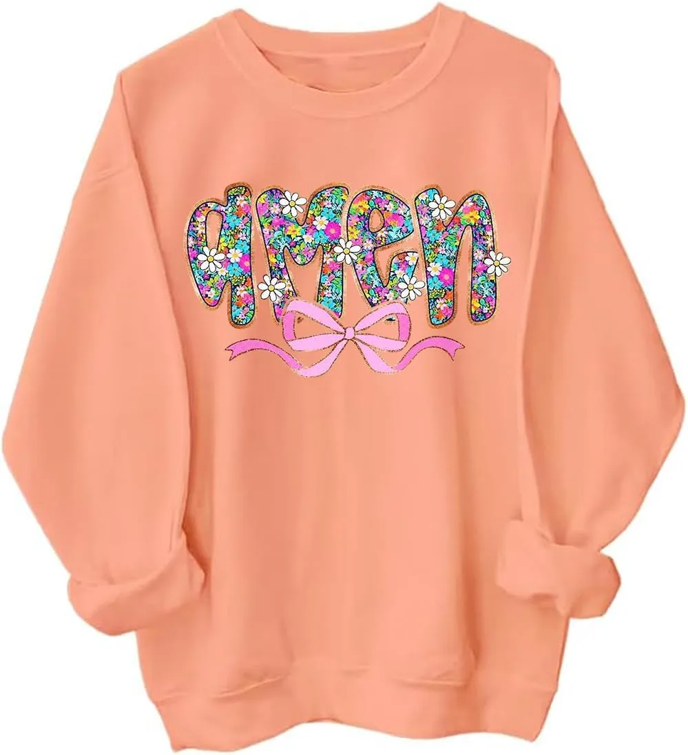 

Толстовка с капюшоном Amen Floral Glitter
