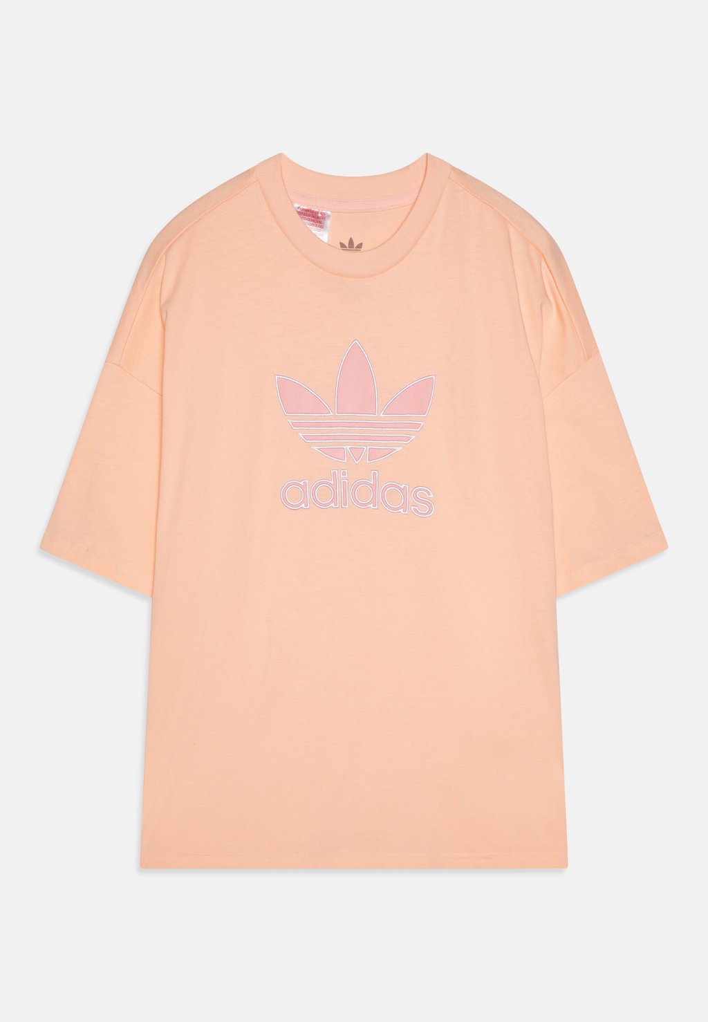 

Футболка с принтом TEE UNISEX Adidas Originals, коралловый