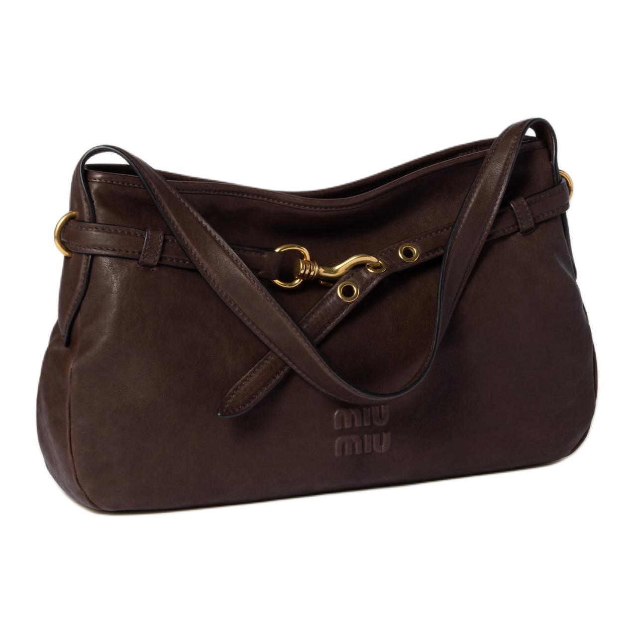 

MIU MIU Кожаная сумка через плечо Aventure для женщин Briarwood