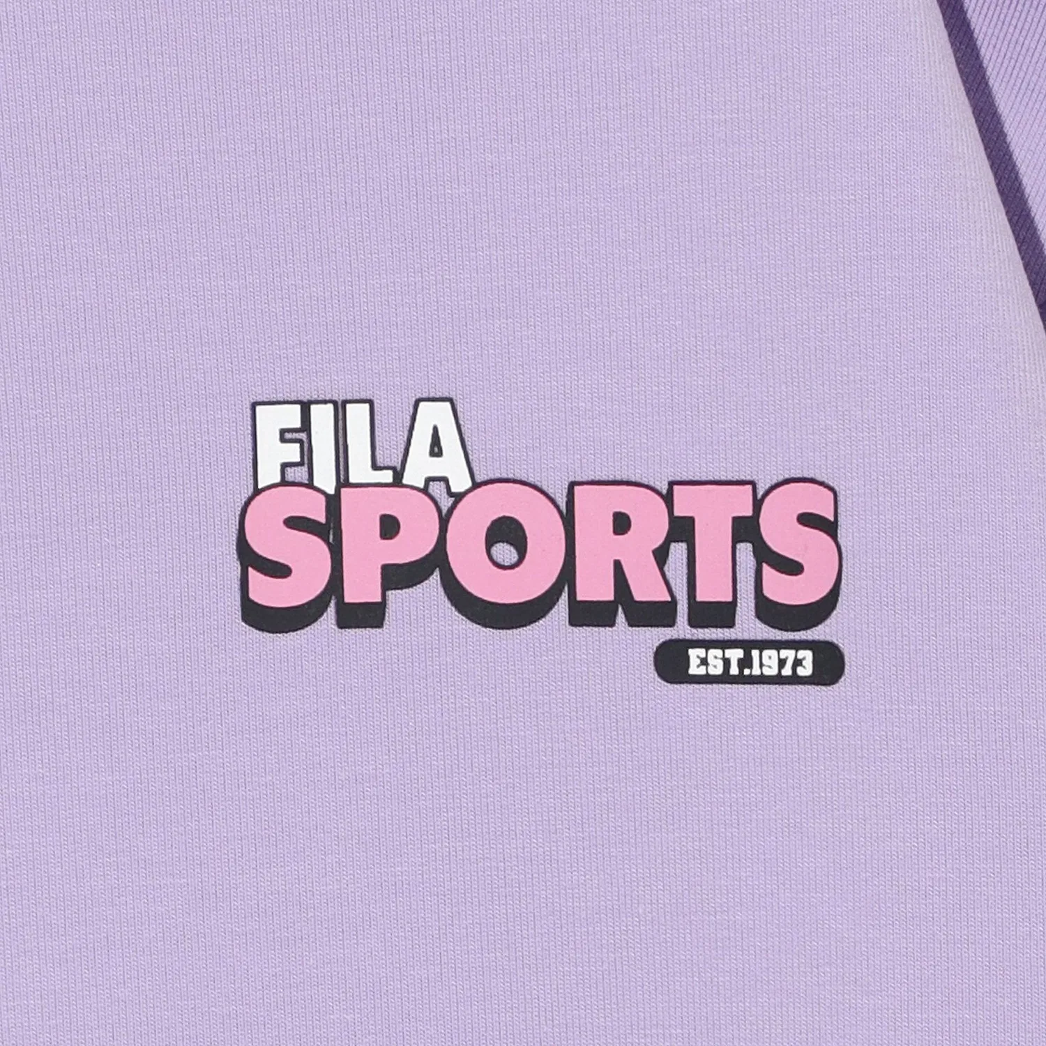 Детский фиолетовый свитшот с надписью от Fila Kids — фото 4