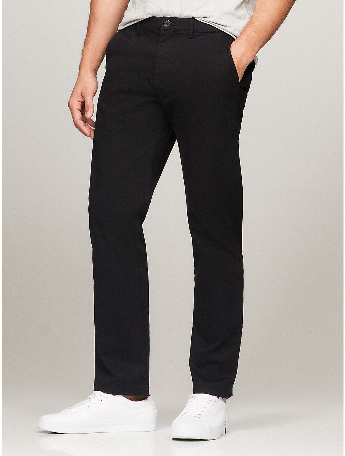 

Мужские брюки прямого кроя Tommy Hilfiger THFlex Tommy Chino, черный