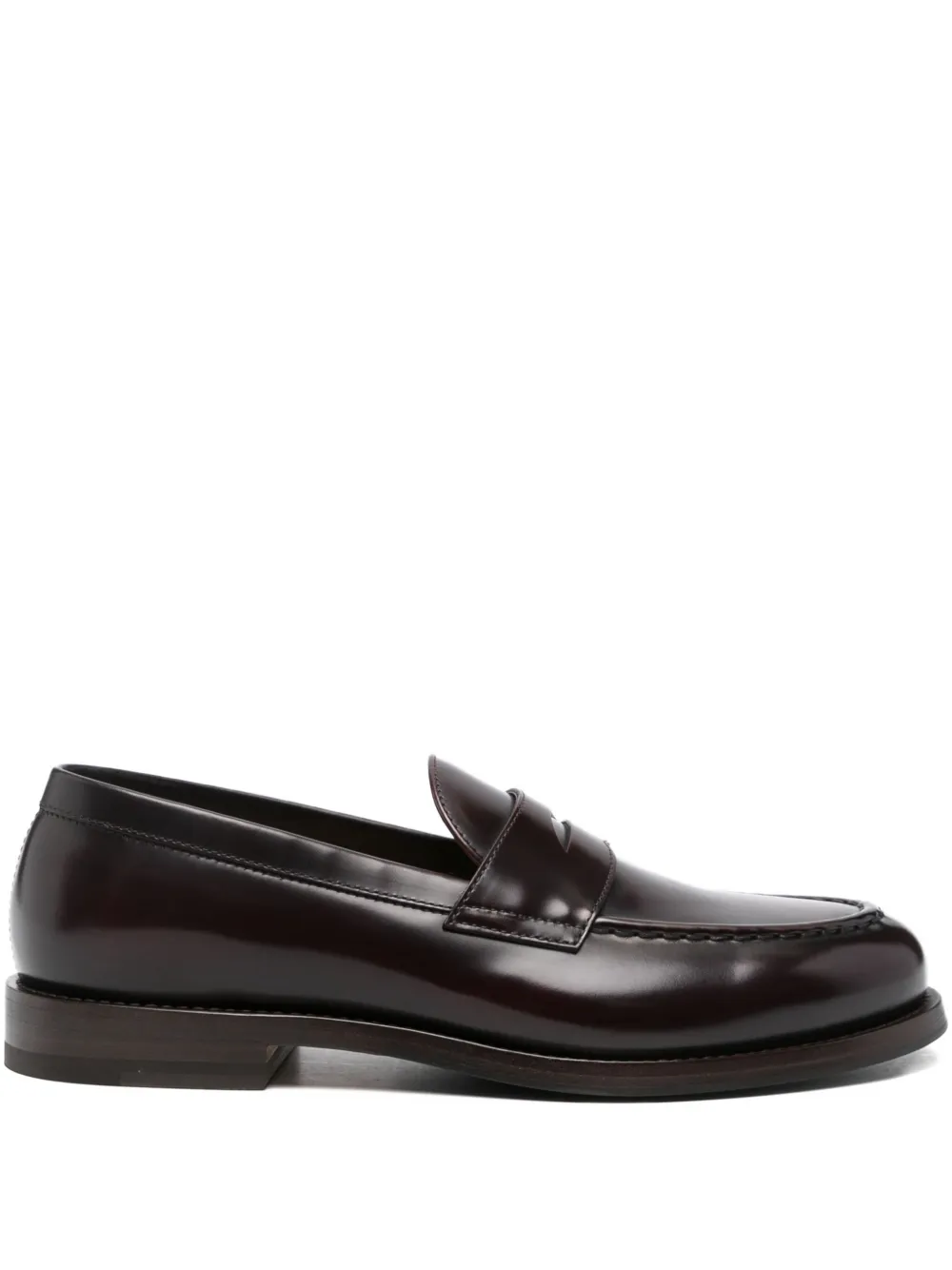 

Кожаные пенни-лоферы Henderson Baracco, красный