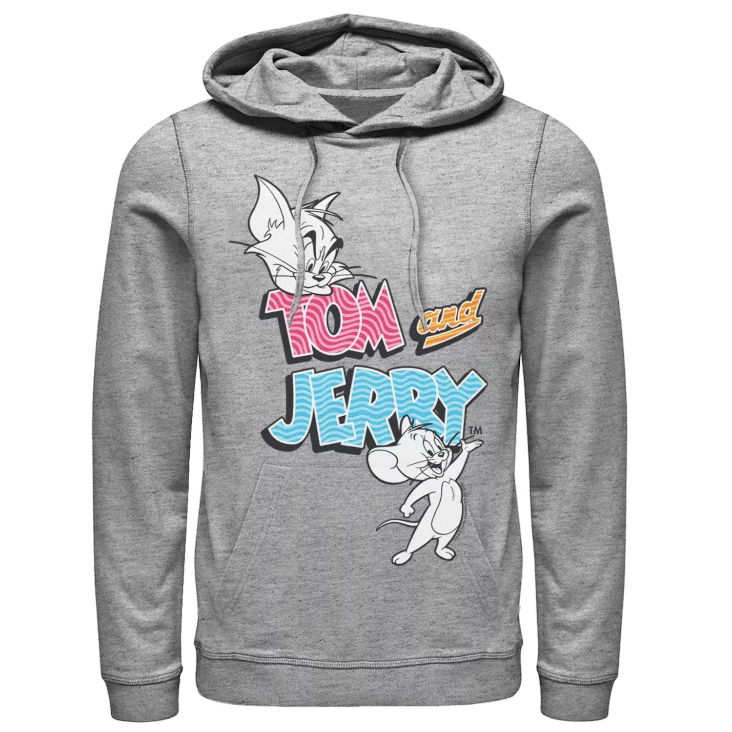 

Мужская толстовка с портретом и логотипом Tom And Jerry Licensed Character