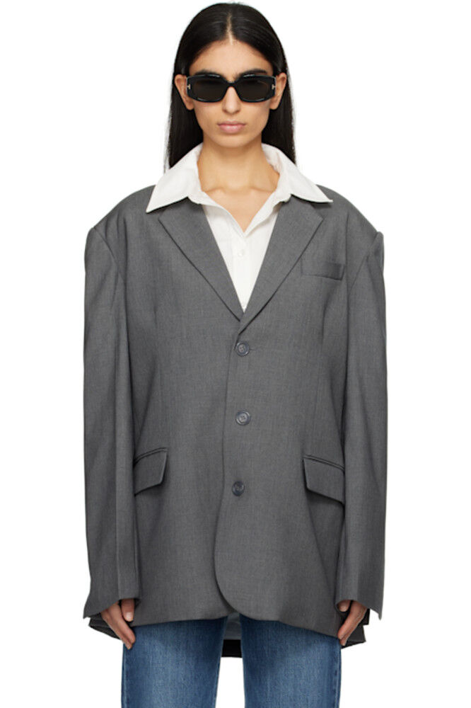 

Блейзер оверсайз Grey Gelso The Frankie Shop