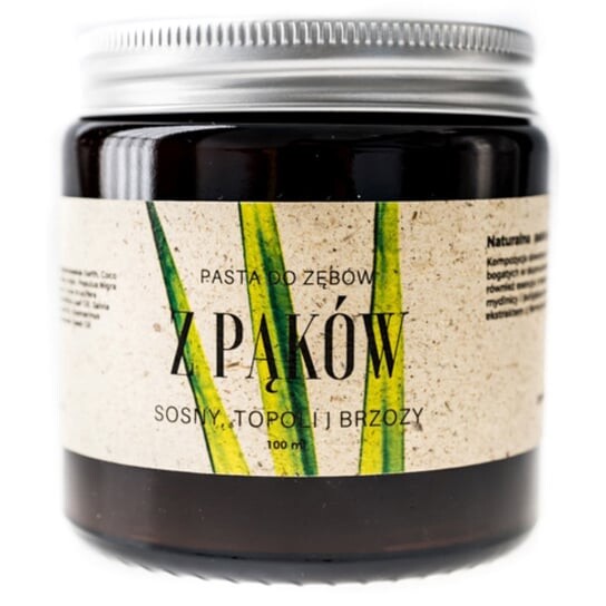 

Травяная, Натуральная зубная паста из почек сосны, тополя и березы, 120мл, Trawiaste