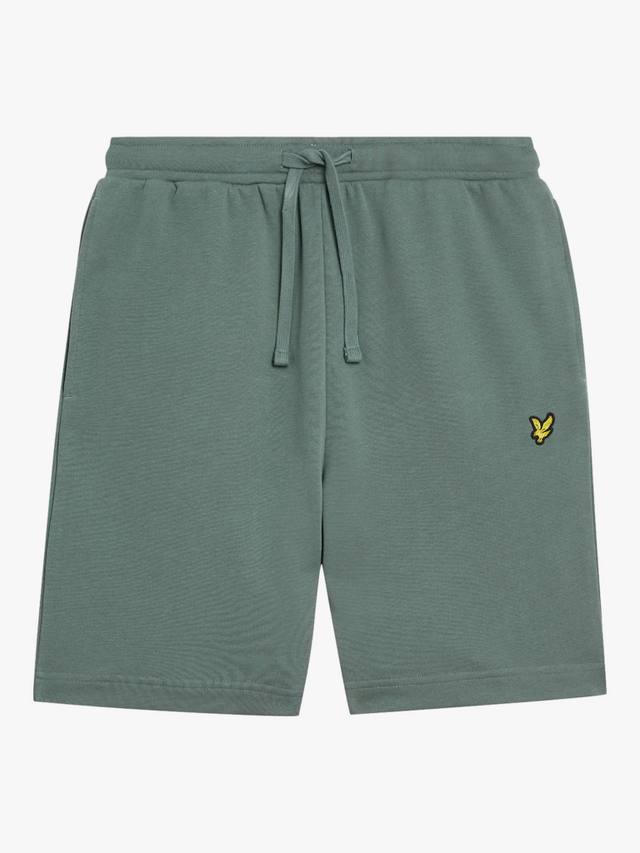 

Спортивные шорты из хлопка с завязками Lyle & Scott, цвет Green Mercurial