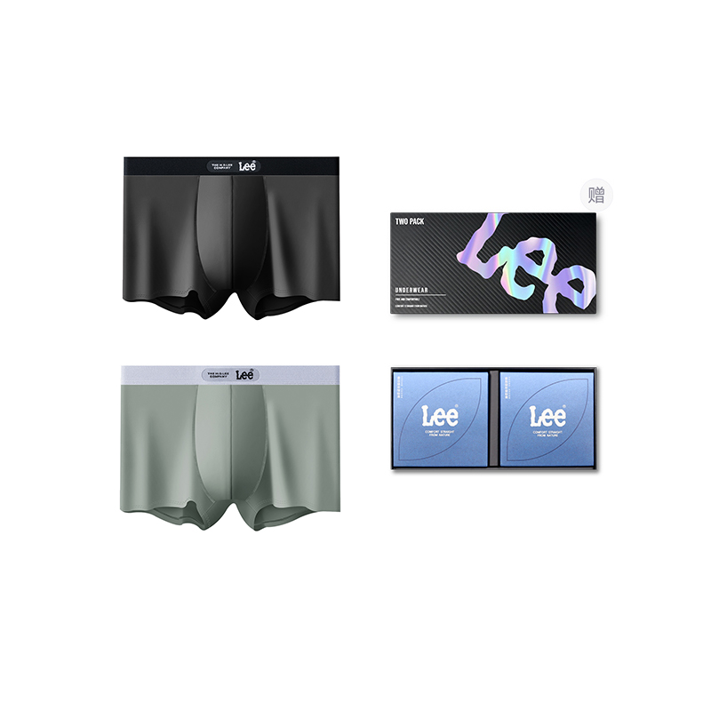 

Подарочный набор мужских трусов боксеров 3 шт Lee, черный