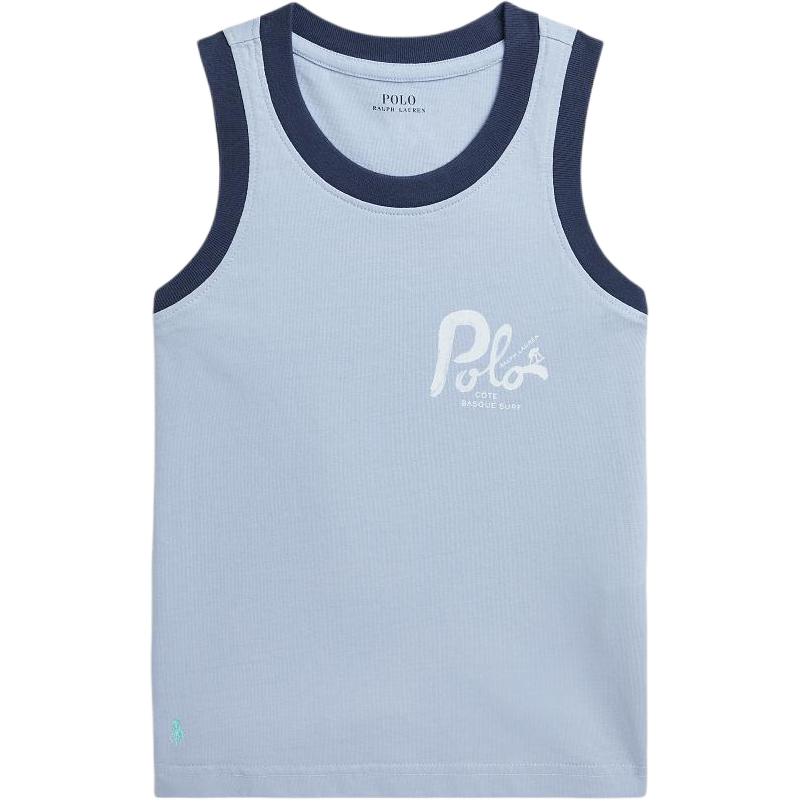 

Детская майка SS24 Гиацинтовый синий Polo Ralph Lauren