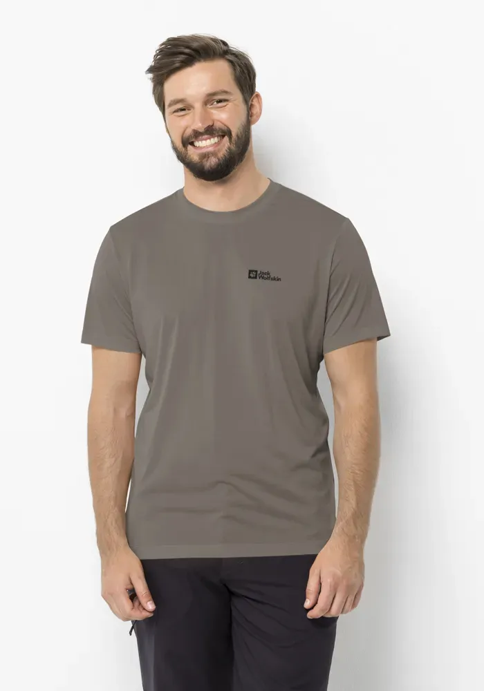 

Футболка Jack Wolfskin "HIKING S/S T M", цвет Cold-Coffee