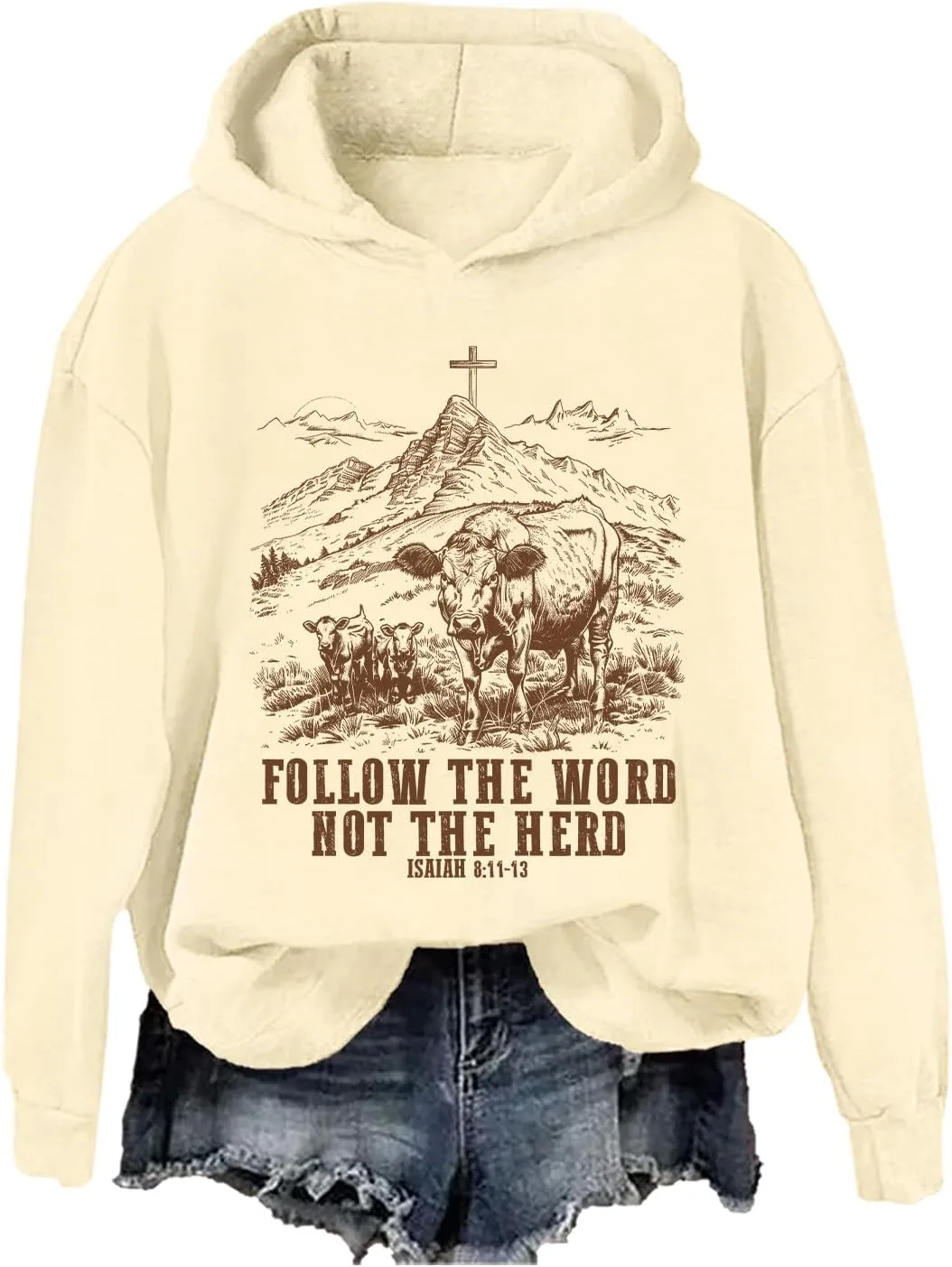

Свитшот Follow The Word Not The Herd