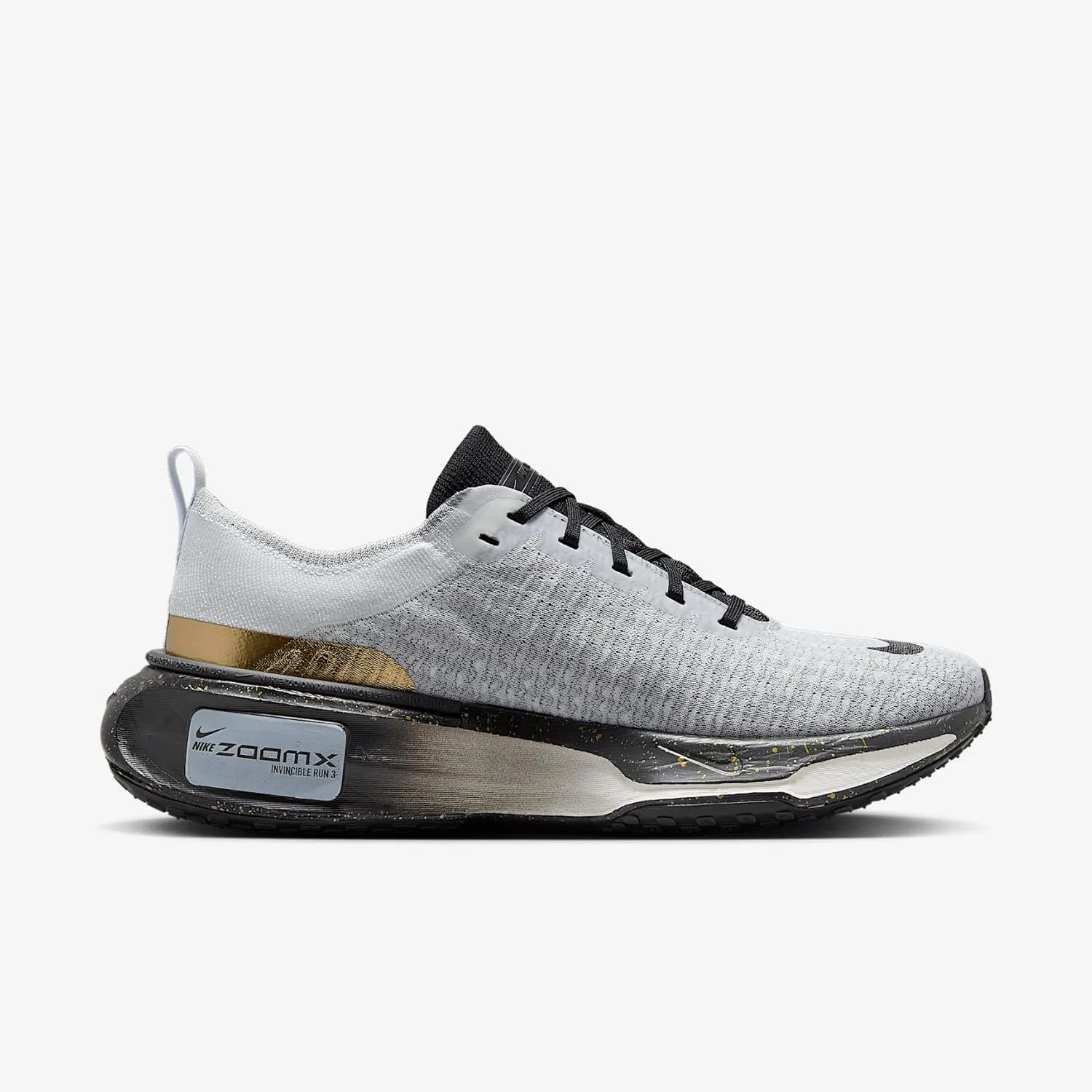 Мужские беговые кроссовки Nike Invincible 3 DR2615, белый/черный/серый — фото 3