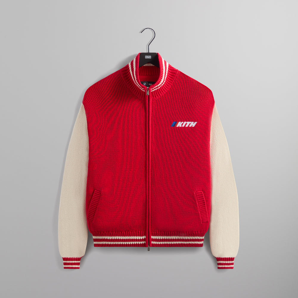 

Свитер Kith for BMW Wyona Full Zip Sweater, цвет Cinnabar