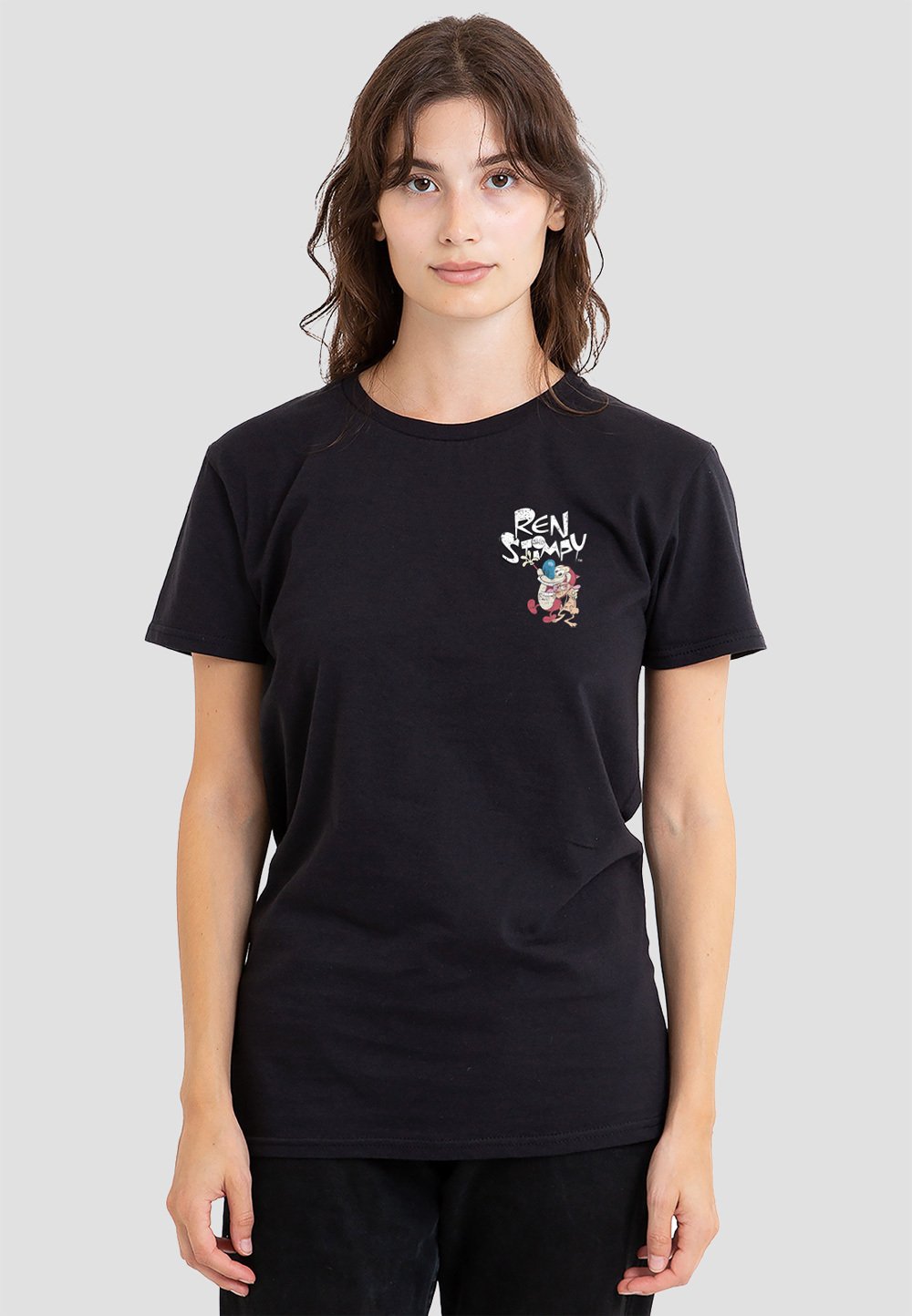 

Футболка с принтом REN AND STIMPY REN AND STIMPY WARHOL Cotton Soul, черный