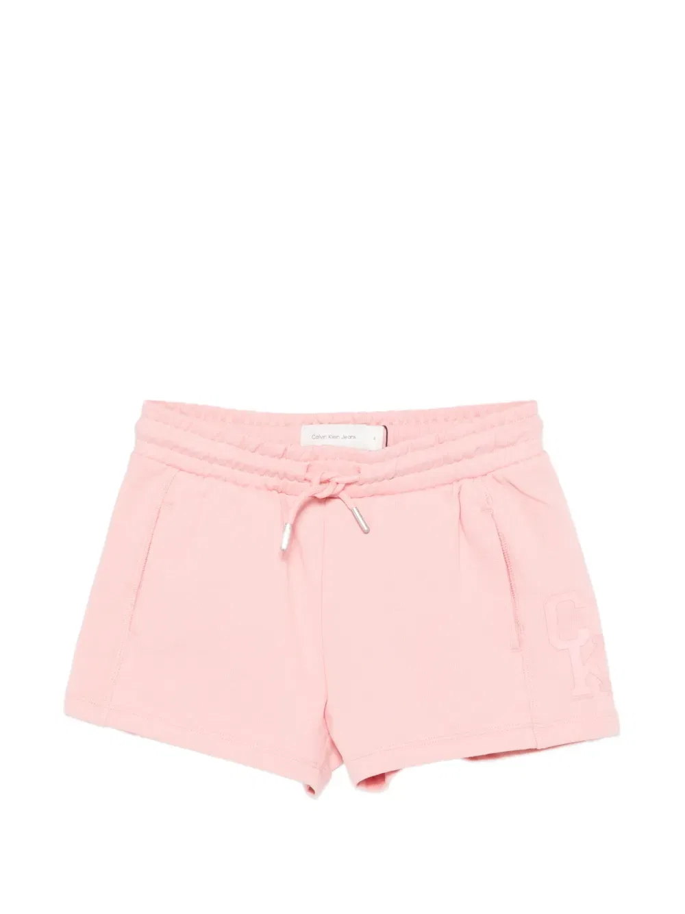 Шорты на шнуровке с логотипом Calvin Klein Kids, розовый