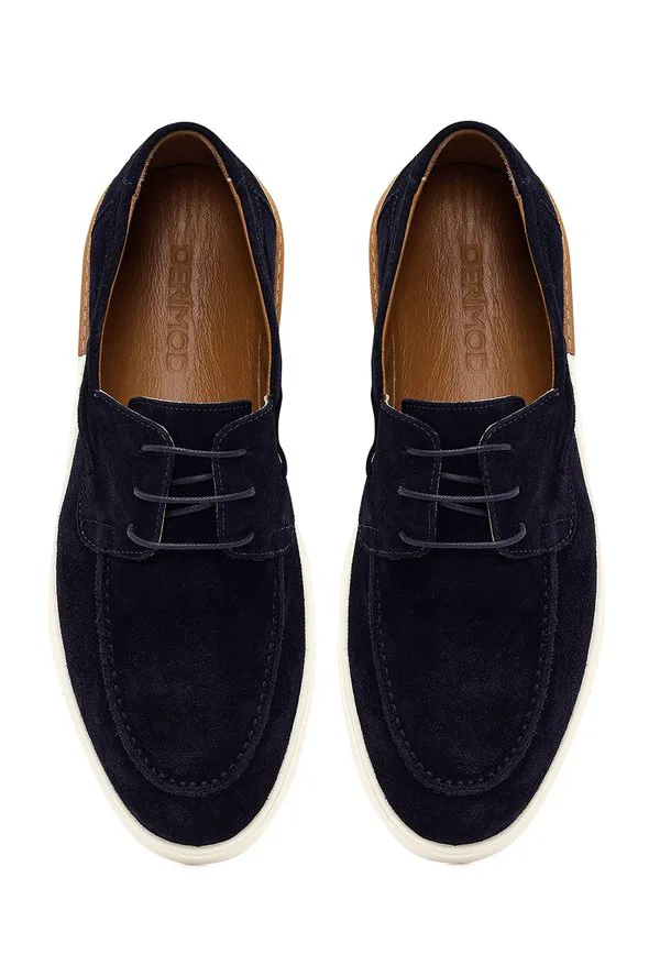 Классические лодочные туфли Derimod, Dark Blue — фото 3