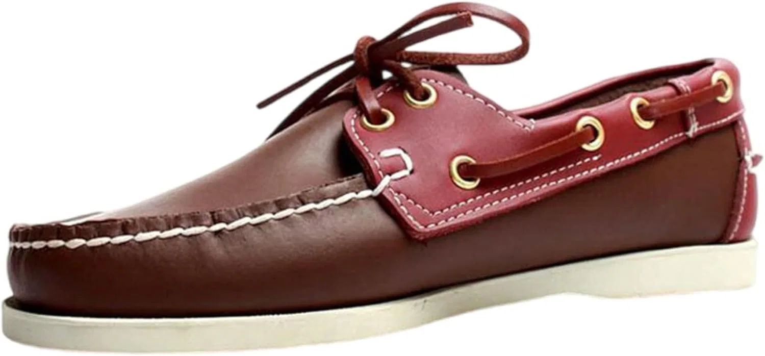 Туфли лоферы кожаные мокасины, Reddish Brown REPALY