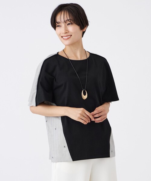 

Топ в полоску из жаккардовой ткани EVEX by KRIZIA, угольно-серый