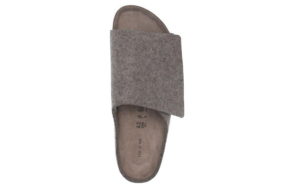 Тапочки x fear of god los feliz felt wool felt sandals 'ash' Birkenstock, серый — фото 4